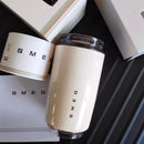 SMEG  Milk White 240ML Beverage  Cup Travel Portable Drinking Cup Stainless Steel Vacuum Leak proof Coffee Thermos