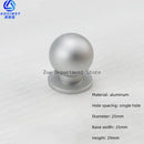 Space Aluminum Single Hole Handle Modern Wardrobe Drawer Round Knob Silver/black/gold Kitchen Cabinet Furniture Small Handle