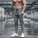 Summer Elastic Men Running Sport Pants Jogging Sweatpants Casual Outdoor Training Gym Fitness Trousers Zipper pocket leggings