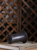 Ceramic Silver Waist Shape Bonsai Pot, Purple-sand Nature Color, Traditional Chinese Room, Garden, Home Table Decoration