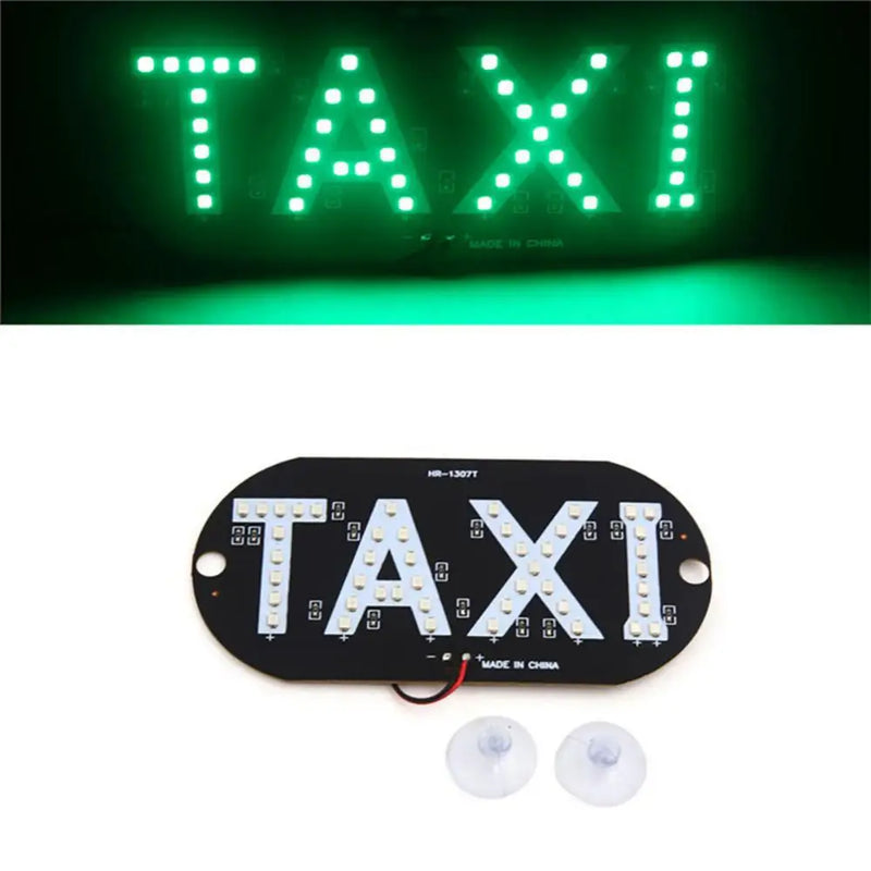 Taxi Cab Windscreen Windshield Sign LED Light Car High Brightness Lamp Bulb