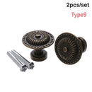2Pcs Round Shape Wardrobe Pulls Drawer Knob Cabinet Pulls Kitchen Cupboard Door Handle Practical Furniture Fittings Hardware
