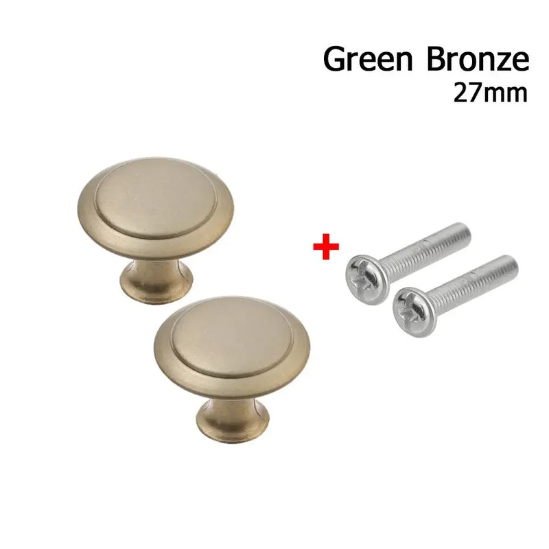 2pcs/lot Kitchen Cupboard Round Shape Furniture Fitting Cabinet Cabinet Pulls Wardrobe Pulls Drawer Knob Door Handle