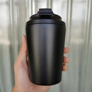 Vacuum Flasks Customized Logo Cup Coffee Mug Car Insulated Water Bottle Travel Stainless Steel Drinking Kettle 360ml 12oz