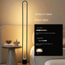 RGB Minimalist Floor Lamp, Living Room, Bedroom, Study, Bedside Lamp, Eye Protection LED Remote Control Dimming Ambient Light