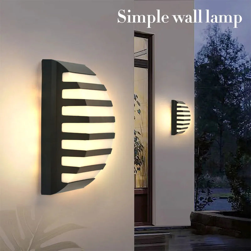 Led Outdoor Wall Light Waterproof IP66 Motion Sensor Led Outdoor Lighting Porch Lights Balcony Garden Lights Outdoor Wall Lamp