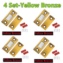 4/2/1Set Strong Magnetic Cabinet Catches Ultra-Thin Door Magnets Stops Invisible Adhesive Drawer Magnet Catch for Kitchen Closer