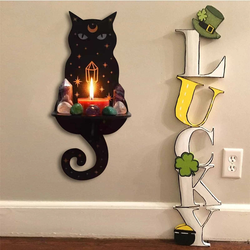 New Crystal Decorative Shelf Wooden Carving Pattern Handicraft Crystal Rack Home Candle Holder Decor Crystal Display Stand Craft