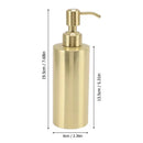 Soap Bottle Dispenser Stainless Steel Bottle Large Capacity  Sink Countertop Soap Dispenser Gold Bathroom Lotion Bottle