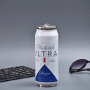500ML Thermos with Straw Cola Can Termos Para Cafe Beer Bottle 304 Stainless Steel BEER Cold Keeper Drinkware Garrafa Térmica