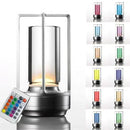 Newest 3/12 Colors Stepless Dimming Table Lamps 2000mAh Rechargeable Desktop Night Lights Touch Atmosphere Light Remote Control