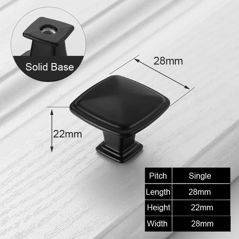 Black Handles Furniture Cabinet Knobs Muebles Handle Kitchen Handles Drawer Knobs Cabinet Pulls Cupboard Handles Knobs