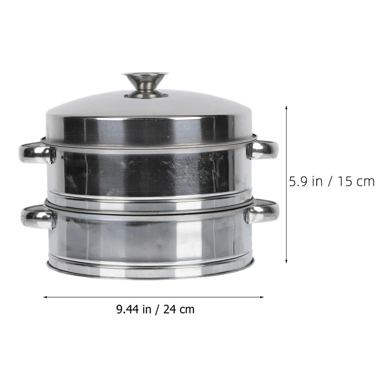 Dumpling Steamer Cooker Cooking Pot Stainless Manshipping Steel for Dim Sum Basket Fish Cookware Golden Rabbit Enamelware Food