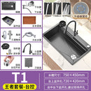 Honeycomb Embossed 304 Stainless Steel Sink, Kitchen Sink 304 Large Single Sink, Thickened Vegetable Basin, Dishwasher