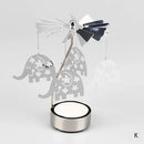 Metal Candlesticks For Candles Modern Room Decor Silver Carousel Candle Tea Light Holder Damper Home Decoration Valentine's Gift