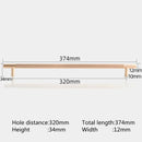 KK&FING Round Rod Knurled Carved Aluminum Alloy Furniture Door Handles Cabinet Drawer Knobs Bedroom Wardrobe Door Pulls Hardware