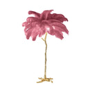 Nordic Feather Floor Lamp Light Luxury Internet Celebrity Ostrich Ins Live Broadcast Room Decoration Atmosphere Table