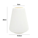 Morandi Plastic Vase Living Room Decoration Ornaments Modern Origami Plastic Vases for Flower Arrangements Home Decoration