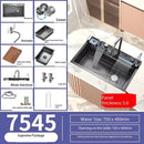 Newest 5MM thickness Home European Standard Built-In Black Nano Undermount Stainless Steel kitchen sink