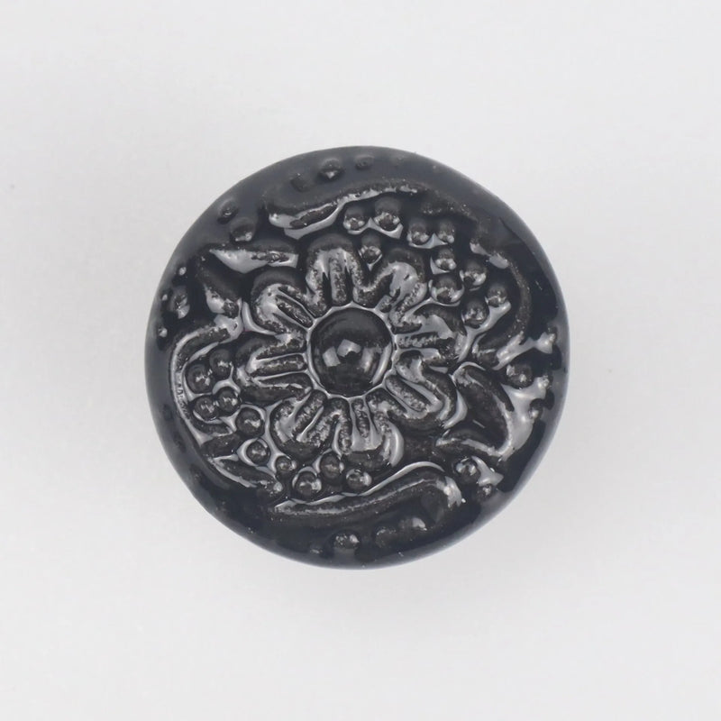 Colorful Floral Ceramic Handle Cabinet Door Solid Wood Furniture Wardrobe Handle Single-hole Drawer Hardware