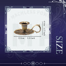 Nordic Candle Holder European Style Candlestick Antique Candlestick Vintage Hand Held Candelabrum Zinc Alloy Retro Pricket