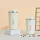 510ML Travel Stainless Steel Coffee Cup Thermal Mug Leak-Proof Thermos Bottle Tea Coffee Mug Vacuum Flask Insulated Cups Hot