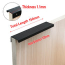 Cabinet Pulls Drawer Knobs  Black Silver Orange Gold Hidden  Handles Stainless Steel  Kitchen Cupboard Furniture Hardware