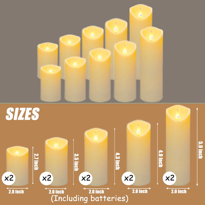 10-160Pcs Flickering Wedding Decor Candles Birthday Flameless Candle Concert LED Candles Battery Operated Electronic Candles