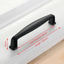 Aluminum Alloy Black Cabinet Handles American Style Solid Kitchen Cupboard Pulls Drawer Knobs Furniture Handle Hardware