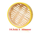 Bamboo wooden Steamer Kitchen Cookware Fish Rice Dim Sum Basket Rice Cooker With Lid food stuffed bun steamer 12” bamboo steamer