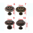 2Pcs Round Shape Wardrobe Pulls Drawer Knob Cabinet Pulls Kitchen Cupboard Door Handle Practical Furniture Fittings Hardware