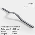 160mm-384mm Aluminum Alloy Gold Brushed Furniture Cabinet Door Handle Wardrobe Cupboard Door Drawer Handle Furniture Hardware