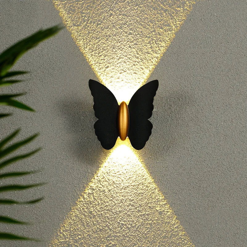 Outdoor Waterproof Wall Lamp, Butterfly Washing Wall Lamp, Minimalist Modern Staircase, Corridor Wall Lamp,