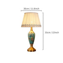 Ceramic Floor Lamp Home Decoration Sofas Stand Light European Retro Table Lamp Living Room Floor Lamp Bedroom Bedside