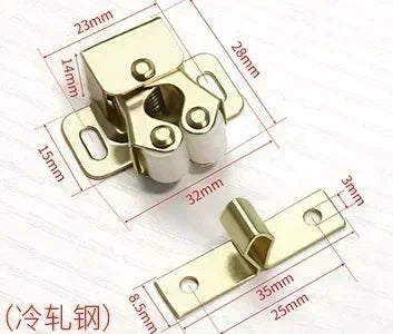 1 PC Bag Magnet Cabinet Catches Door Stop Closer Stoppers Damper Buffer For Wardrobe Hardware Furniture Fittings Accessories