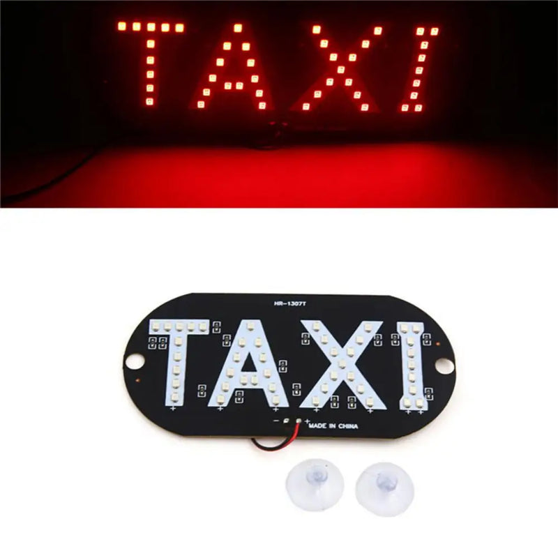 Taxi Cab Windscreen Windshield Sign LED Light Car High Brightness Lamp Bulb