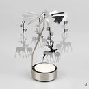 Metal Candlesticks For Candles Modern Room Decor Silver Carousel Candle Tea Light Holder Damper Home Decoration Valentine's Gift