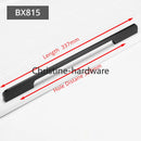 Fashion Black Hidden Cabinet Handles Aluminum Alloy Kitchen Handles Cupboard Pulls Drawer Knobs Furniture Room Door Hardware