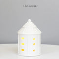 Modern Lantern House Candle Lanterns Vintage Lantern Decor for Halloween, Christmas, Home Decor, Tabletop, Fireplace Shelf Decor