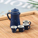 3/5/6pcs 1/12 Dollhouse Miniature Accessories Ceramics Tea Set Model Kitchen Tableware