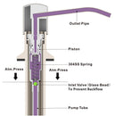 Kitchen Soap Dispensers 500ml Build in Dispenser Soap For Kitchen Bathroom Accessories Stainless Steel Pump Liquid PE Bottle