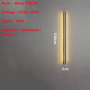 Line Extremely Long LED Wall Lamp 110V 220V 60~240CM Minimalist Sconce For Indoor TV Background Aisle Living Room Villa Lighting