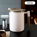 450ML Tea Cup with Infuser Coffee thermo Mug For Office Leakproof Tea Milk Cup Stainless Steel Liner Drinking Cup Drinkware