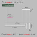 dining room lamp kitchen lights word long restaurant chandelier modern minimalist office lamps Nordic bar island chandeliers