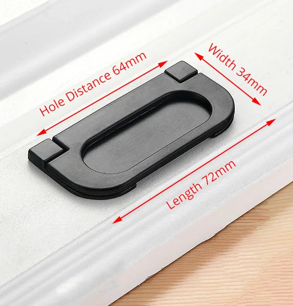 Aluminum Alloy Black Cabinet Handles American Style Solid Kitchen Cupboard Pulls Drawer Knobs Furniture Handle Hardware