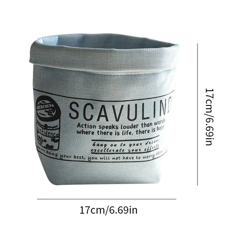 Fabric Flower Pots Cover Storage Bag Storage Box Can Wash Flower Device Creative Desktop Plant Bag Home Decoration Accessories