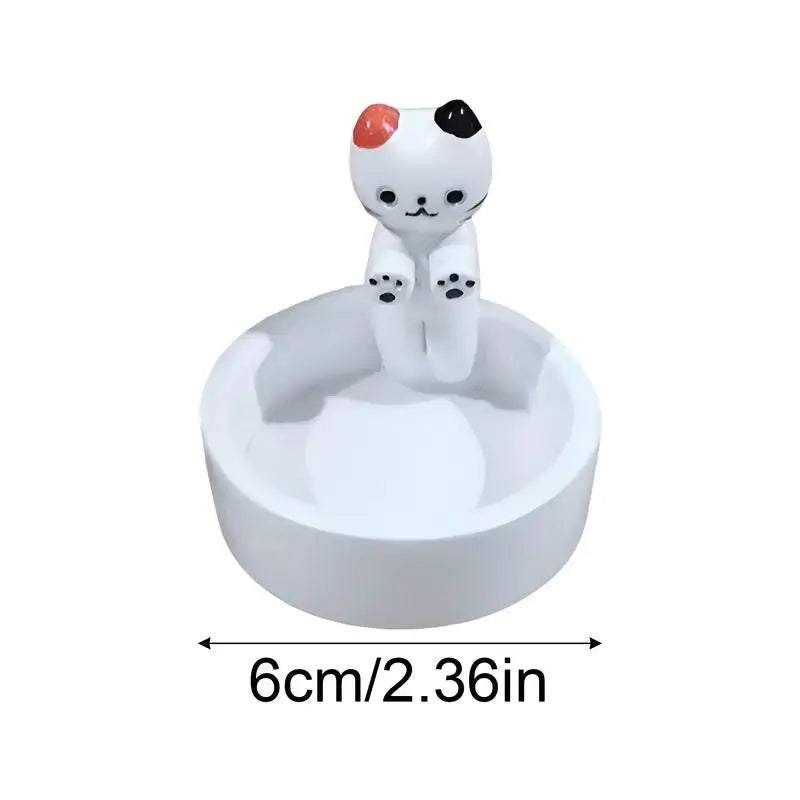 Cute Kitten Candle Holder Cartoon Kitten Candle Holder Cute Scented Light Holder Funny Creative Desktop Ornaments Home Decor