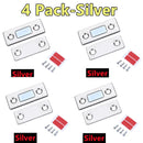 4/2/1Pack Ultra Thin Cabinet Magnetic Catch Adhesive Drawer Magnet Catch Kitchen Closet Door Closing Magnetic Door Catch Closer