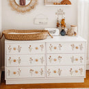 Flowers Wall Stickers for Bedroom Living Decor Wall Decals Girls Room Decorative Wall Stickers Baby Nursery Room Kids Room