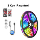 USB Bluetooth Led Strip Lights RGB 5050 1M-30M Infrared Control Luces Luminous Decoration For Living Room Ribbon Lighting Lamp